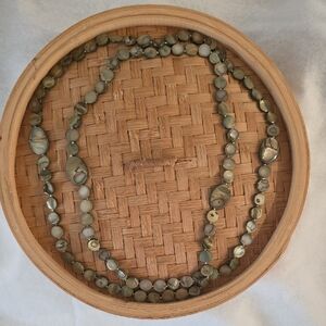 Chic Mother Of Peral Beaded Necklace